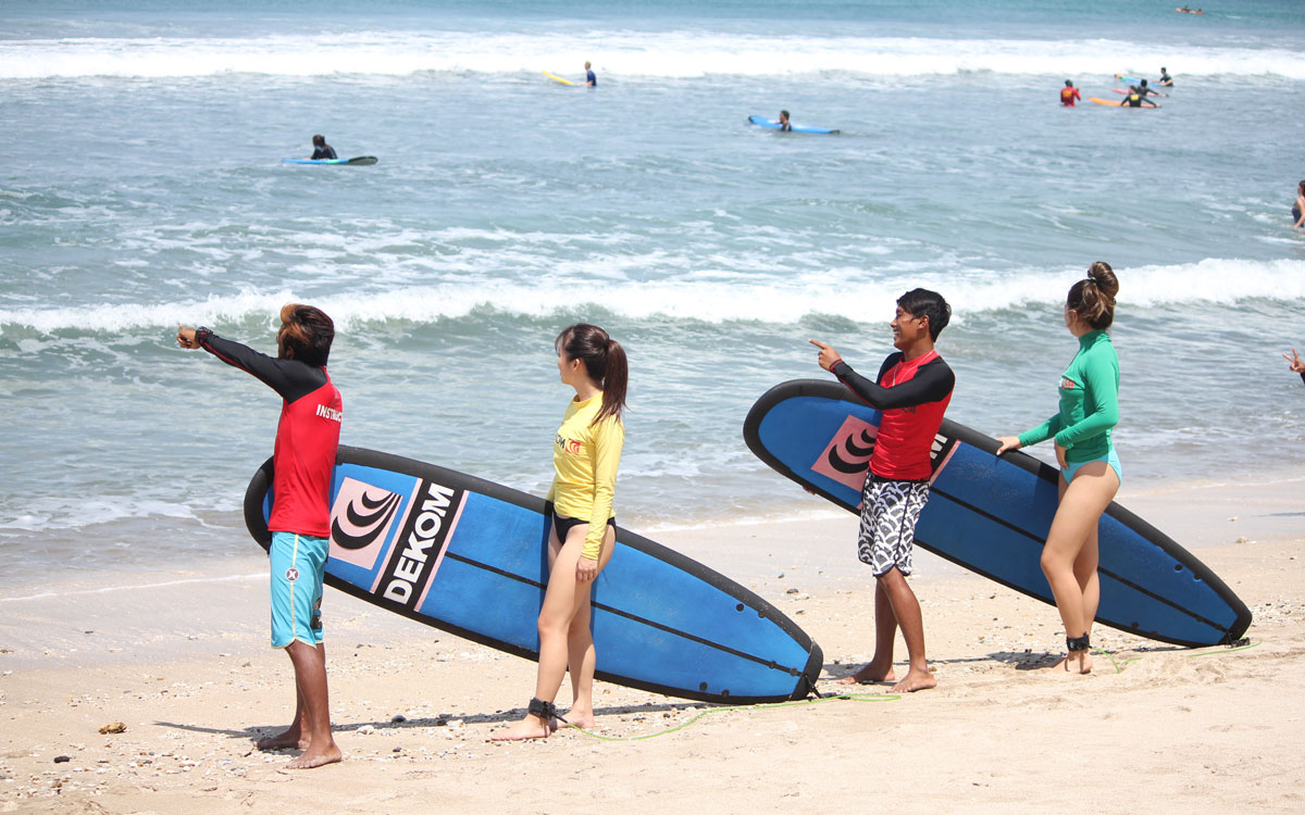 Bali Surf Lessons | Beginner Surf Lesson Price - Bali Mandira Resort